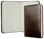 Preview: Notizbuch Pocket Format (gebunden) | Echtleder | VINTAGE dunkelbraun