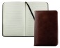 Preview: Pocket Notizbuch (gebunden) PREMIUM LEDER VINTAGE marronebraun