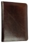 Preview: Adressbuch DIN A6+ (gebunden) | Echtleder | VINTAGE dunkelbraun