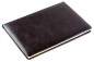 Preview: Adressbuch DIN A5 (gebunden) PREMIUM LEDER VINTAGE marronebraun