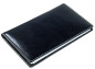 Preview: Leporello Faltkalender deutsch 2027 PREMIUM LEDER VINTAGE schwarz