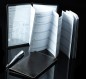 Preview: Leporello Faltkalender deutsch 2025 + 2026 - PREMIUM LEDER VINTAGE marronebraun