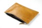 Preview: Pouch - Zipper Tasche - Banktasche PREMIUM LEDER VINTAGE cuoiobraun