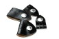 Preview: Kabel Organizer Set - Kabelbinder 4-teilig PREMIUM LEDER VINTAGE schwarz