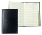 Preview: Adressbuch Pocket Format (gebunden) | Echtleder | VINTAGE schwarz