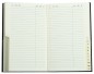 Preview: Adressbuch Pocket Format (gebunden) | Echtleder | VINTAGE schwarz