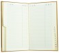 Preview: Adressbuch Pocket Format (gebunden) | Echtleder | VINTAGE hellbraun