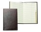 Preview: Pocket / Westentaschen Adressbuch (gebunden) PREMIUM LEDER VINTAGE marronebraun