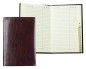 Preview: Adressbuch Pocket Format (gebunden) | Echtleder | VINTAGE dunkelbraun