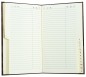 Preview: Adressbuch Pocket Format (gebunden) | Echtleder | VINTAGE dunkelbraun