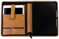 Preview: RV-Kalenderbuch DIN B5 mit Tablet Computer Fach für das Jahr 2025 PREMIUM LEDER VINTAGE cuoiobraun