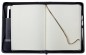 Preview: RV-Notizbuch mit Tablet Computer Fach PREMIUM LEDER VINTAGE schwarz