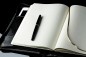 Preview: RV-Notizbuch mit Tablet Computer Fach PREMIUM LEDER VINTAGE schwarz