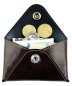 Preview: Night Out Wallet / Mini Börse / Kartenetui PREMIUM LEDER VINTAGE marronebraun