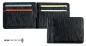 Preview: Dollar Clip Börse PREMIUM LEDER MANHATTAN schwarz mit Paglia Narbung - RFID Protected
