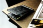 Preview: Dollar Clip Börse PREMIUM LEDER MANHATTAN schwarz mit Paglia Narbung - RFID Protected