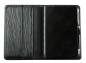 Preview: Pocket Kalenderbuch DIN A6 2026 PREMIUM LEDER MANHATTAN schwarz mit Paglia Narbung
