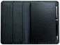 Preview: Pocket Kalenderbuch DIN A6 2027 PREMIUM LEDER MANHATTAN schwarz mit Paglia Narbung