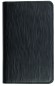 Preview: Pocket Kalenderbuch DIN A6 2027 PREMIUM LEDER MANHATTAN schwarz mit Paglia Narbung