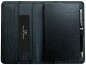 Preview: Pocket Kalenderbuch DIN A6 2027 PREMIUM LEDER MANHATTAN schwarz mit Paglia Narbung