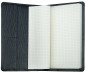 Preview: Notizbuch DIN A5 schmal | Echtleder | PAGLIA schwarz