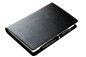 Preview: Notizbuch cirka DIN A5 (auswechselbar) PREMIUM LEDER MANHATTAN schwarz mit Paglia Narbung