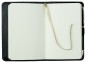 Preview: Notizbuch Pocket Format | Echtleder | PAGLIA schwarz