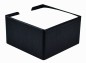 Preview: Zettelkasten PREMIUM LEDER MANHATTAN schwarz mit Paglia Narbung