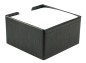 Preview: Zettelkasten PREMIUM LEDER MANHATTAN schwarz mit Paglia Narbung