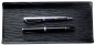 Preview: Federschale PREMIUM LEDER MANHATTAN schwarz mit Paglia Narbung