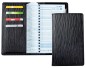 Preview: Taschenkalender mit Spiralbindung 2025 + 2026 in PREMIUM LEDER MANHATTAN Paglia schwarz