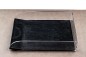 Preview: Briefablagekorb Acryl/Leder PREMIUM LEDER MANHATTAN schwarz mit Paglia Narbung