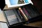 Preview: Traveller Book / Reisedokumente Mappe PREMIUM LEDER MANHATTAN schwarz - RFID Protected