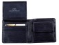 Preview: Herrenbörse mit Münz-u. Scheinfach PREMIUM LEDER MANHATTAN schwarz - RFID Protected