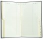 Preview: Adressbuch Pocket Format (gebunden) | Echtleder | PAGLIA schwarz