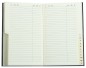 Preview: Adressbuch Pocket Format (gebunden) | Echtleder | PAGLIA schwarz