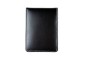 Preview: Kartenetui mit 24 Klarsichthüllen CAMBRIDGE Top Grain Rindspaltleder schwarz - RFID Protected