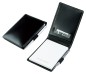 Preview: Taschen Notizblocketui DIN A7, incl. Ersatzblock + Minikugelschreiber CAMBRIDGE Top Grain Leder schwarz