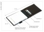 Preview: Taschen Notizblocketui DIN A7, incl. Ersatzblock + Minikugelschreiber CAMBRIDGE Top Grain Leder dunkelbraun