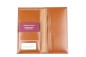 Preview: Reisebrieftasche CAMBRIDGE Top Grain Rindspaltleder hellbraun - RFID Protected