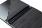 Preview: Magnetleisten Dokumentenmappe DIN A4 CAMBRIDGE Top Grain Rindspaltleder mit heller Kontrastnaht schwarz