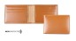 Preview: Kartenetui mit 6 Kartenfächer CAMBRIDGE Top Grain Rindspaltleder hellbraun - RFID Protected