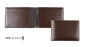 Preview: Kartenetui mit 6 Kartenfächer CAMBRIDGE Top Grain Rindspaltleder dunkelbraun - RFID Protected