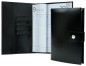 Preview: Buchkalender (auswechselbar) DIN A5 für 2026 + 2027, Cambridge Top Grain Leder, schwarz