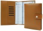 Preview: Buchkalender (auswechselbar) DIN A5 für 2026 + 2027, Cambridge Top Grain Leder, hellbraun