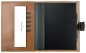 Preview: Buchkalender (auswechselbar) DIN A5 für 2026 + 2027, Cambridge Top Grain Leder, hellbraun