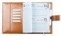 Preview: Buchkalender (auswechselbar) DIN A5 für 2025 + 2026, Cambridge Top Grain Leder, hellbraun