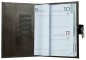 Preview: Buchkalender (auswechselbar) DIN A5 für 2026 + 2027, Cambridge Top Grain Leder, dunkelbraun