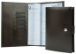 Preview: Buchkalender (auswechselbar) DIN A5 für 2026 + 2027, Cambridge Top Grain Leder, dunkelbraun