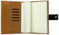 Preview: Notizbuch DIN A5 mit Druckknopf | Echtleder | CAMBRIDGE hellbraun
